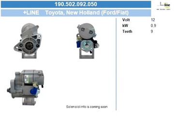 BV PSH СТАРТЕР TOYOTA 0.9 KW СТАРТЕР