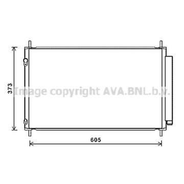 КОНДЕНСАТОР, КОНДИЦИОНЕР AVA QUALITY COOLING TO5708D