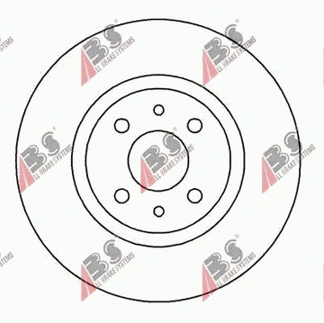 ДИСК ГАЛЬМІВНІ FIAT STILO 2001-2008 ПЕРЕД