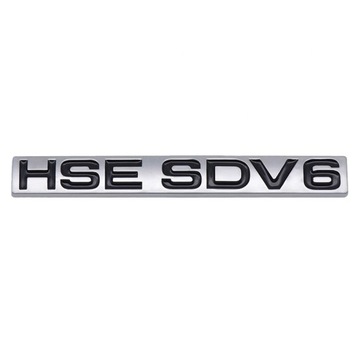 НАКЛЕЙКА ЭМБЛЕМА ЗНАЧЕК LAND ROVER HSE SDV6 9.8*1.2CM