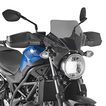 СТЕКЛО SUZUKI SV 650 (2016) 28,5X36CM ТОНИРОВАНОЕ Z КРЕПЛЕНИЯМИ