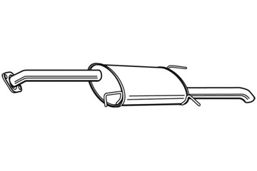 WALKER ГЛУШНИК СИСТЕМИ ВИПУСКНОЇ ЗАД CHEVROLET LACETTI NUBIRA DAEWOO