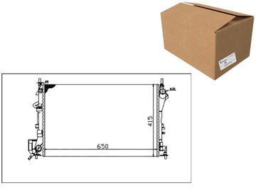 РАДИАТОР ВОДЫ OPEL VECTRA C 04 02-06 08 ABAKUS