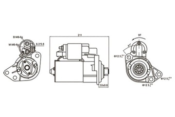 MAGNETI MARELLI СТАРТЕР AUDI A3 TT FORD FOCUS II GALAXY I PUMA