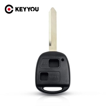 LUCZYKA KEYKESS CASE FOB 2 КНОПКА ДЛЯ TOYOTA YARIS CARINA COROLLA AVENSIS