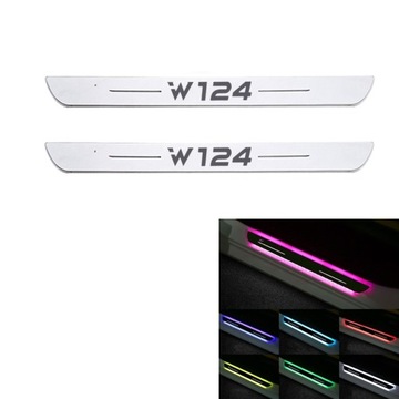 KOLOROWE НАКЛЕЙКИ ПОРОГА LED (СВЕТОДИОД ) DO MERCEDES W124