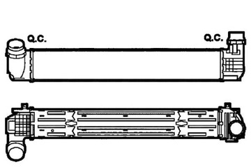ИНТЕРКУЛЕР RENAULT GRAND SCENIC 09-, MEGANE 09-,