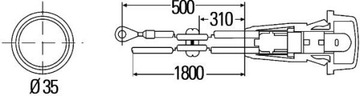 HELLA 2BM 003 563-111 ДОПОЛНИТЕЛЬНОЕ ФОНАРИ KIERUNKOWSKA