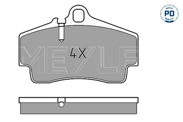 MEYLE КОЛОДКИ ТОРМОЗНЫЕ ЗАД PORSCHE 911 911 TARGA BOXSTER BOXSTER