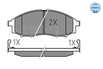 0252397017/W КОЛОДКИ HAM. NISSAN P. PICK-UP NAVARA 02-