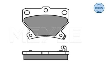 MEYLE КОЛОДКИ HAM. TOYOTA T. COROLLA 02-/YARIS 99-/PRIUS 00- Z ДАТЧИКОМ