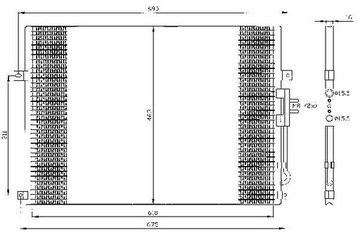 NRF 35275 КОНДЕНСАТОР, КОНДИЦИОНЕР