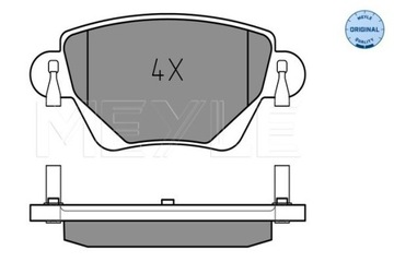 КОЛОДКИ HAM. FORD T. MONDEO 00- 0252355717 MEYLE