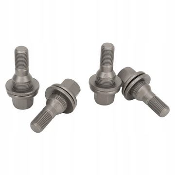 4 ШТ. 17MM БОЛТЫ Z ŁBEM SZEŚCIOKĄTNYM DO КОЛЕС 003549817 ДЛЯ PEUGEOT 206