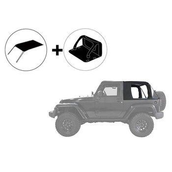 КРЫША MIĘKKI BEZSTELAŻOWY JEEP WRANGLER JL 2 ДВЕРЬ