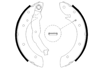 TOMEX BRAKES КОЛОДКИ ТОРМОЗНЫЕ КОМПЛЕКТ RENAULT MEGANE УНИВЕРСАЛ 99-03