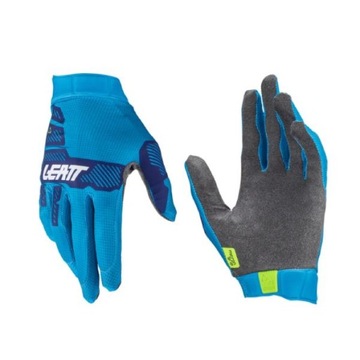 LEATT НОВИНКА ПЕРЧАТКИ MOTO 1.5 GRIPR GLOVE CYAN ЦВЕТ GRANATOWY/NIEBIESKI R