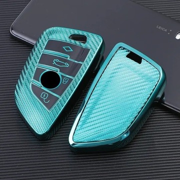 ЧЕХОЛ NA КЛЮЧ BMW CARBON ТКАНЕВЫЕ TPU