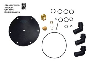 КОМПЛЕКТ РЕМОНТНЫЙ РЕДУКТОРА PRINS VSI ОРИГИНАЛ + SPRĘŻYNKA + NASADKA КЛАПАНА