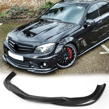 CARBON СПОЙЛЕР ДОКЛАДКА БАМПЕРА MERCEDES BENZ W204 C63 AMG 2008-2011