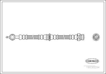 ПАТРУБОК ТОРМОЗНОЙ GIĘTKI VOLVO