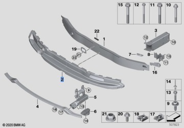 51117371730 АБСОРБЕР УДАРА ВЕРХНИЙ BMW 1' F20 F21