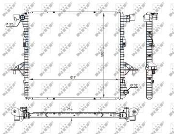 РАДИАТОР VW AMAROK 2.0TSI- TDI- BITDI 10-