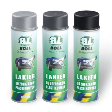 LAKIER DO ZDERZAKÓW PLASTIKOWYCH BOLL 001014 500 ML, SPRAY - JASNO СІРИЙ