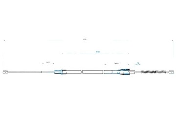 SAMKO ТРОС ТОРМОЗНОЙ R SE SK VW 1580 918