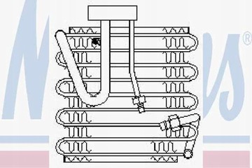 NISSENS 92022 ИСПАРИТЕЛЬ, КОНДИЦИОНЕР