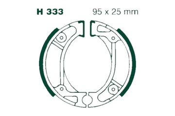 КОЛОДКИ ТОРМОЗНЫЕ EBC 333 HONDA SA50