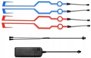 BELEUCHTUNG LED (LEUCHTDIODE) DES HELMS MOTOCYKLOWEGO