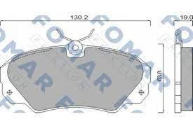 КОЛОДКИ ТОРМОЗНОЙ OPEL OMEGA B 93-03