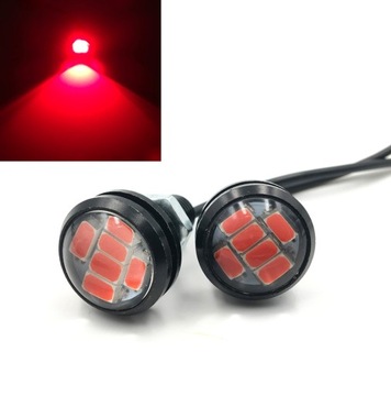 2X КРАСНЫЕ СТОП СИГНАЛ СТОП 6 LED (СВЕТОДИОД ) OCZKO EAGLE EYE