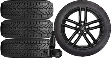 НОВЫЕ ШЕСТЕРНИ ЗИМА HONDA ACCORD RIKEN 225/45R18+TPMS