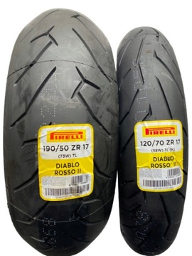 ШИНИ PIRELLI DIABLO ROSSO II 120/70/17 190/50/17