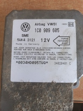 VW SHARAN МОДУЛЬ AIR BAG OE 1C0909605