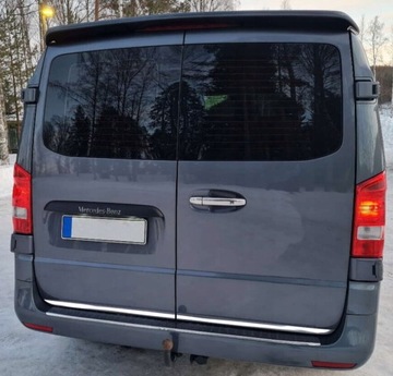 MERCEDES VITO W447 НАКЛАДКИ ХРОМ NA БАГАЖНИК ДВЕРЬ