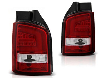 VW TRANSPORTER T5 ФОНАРІ ЗАД LED (СВІТЛОДІОД) BAR CLEAR ТЮНІНГ