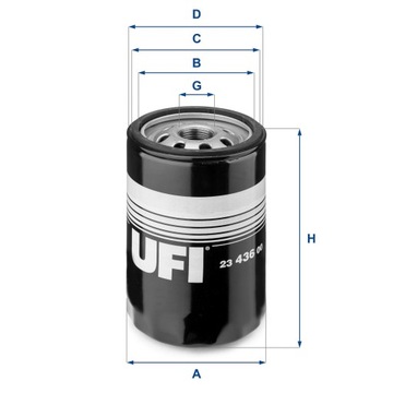 ФИЛЬТР МАСЛА UFI (OEM QUALITY) VAG