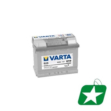 VARTA SILVER D15 63AH 610A