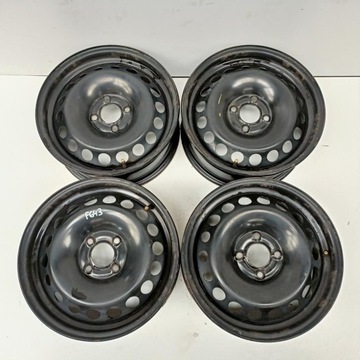 ДИСКИ 4X100 15 RENAULT CLIO DACIA LOGAN 4 ШТУКИ (F643)