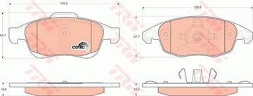 КОЛОДКИ HAM. CITROEN P. BERLINGO 08- C4- DS4- DS5 07-