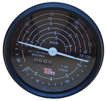 ПРИБОРНАЯ ПАНЕЛЬ MTG TRAKTOMETR, ПРИБОРНАЯ ПАНЕЛЬ МОТОЧАСОВ, T-25A TCH13638130 СЕНСОР MILA