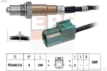 1-997-633 ЗОНД ЛЯМБДА NISSAN ALMERA 1,5 03-