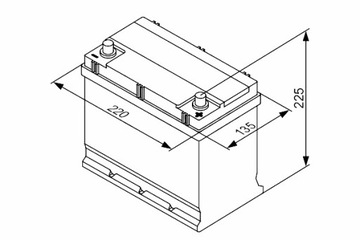 BOSCH АККУМУЛЯТОР BOSCH 12V 45AH 300A S3 P + 1 219X135X222 B01