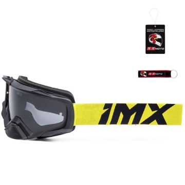 GOGLE IMX DUST BLACK MATT/FLUO YELLOW FLUO 