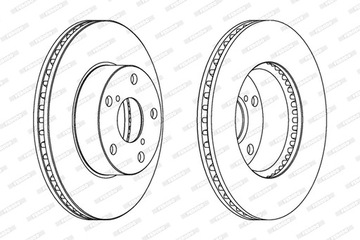 ДИСК ТОРМОЗНОЙ DDF1216C