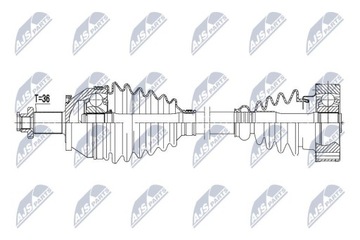 ПОЛУОСЬ ПРИВОДНАЯ SKODA FABIA II 1.2TDI,1.6TDI 10-14,