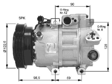 NRF 32468 КОМПРЕССОР, КОНДИЦИОНЕР